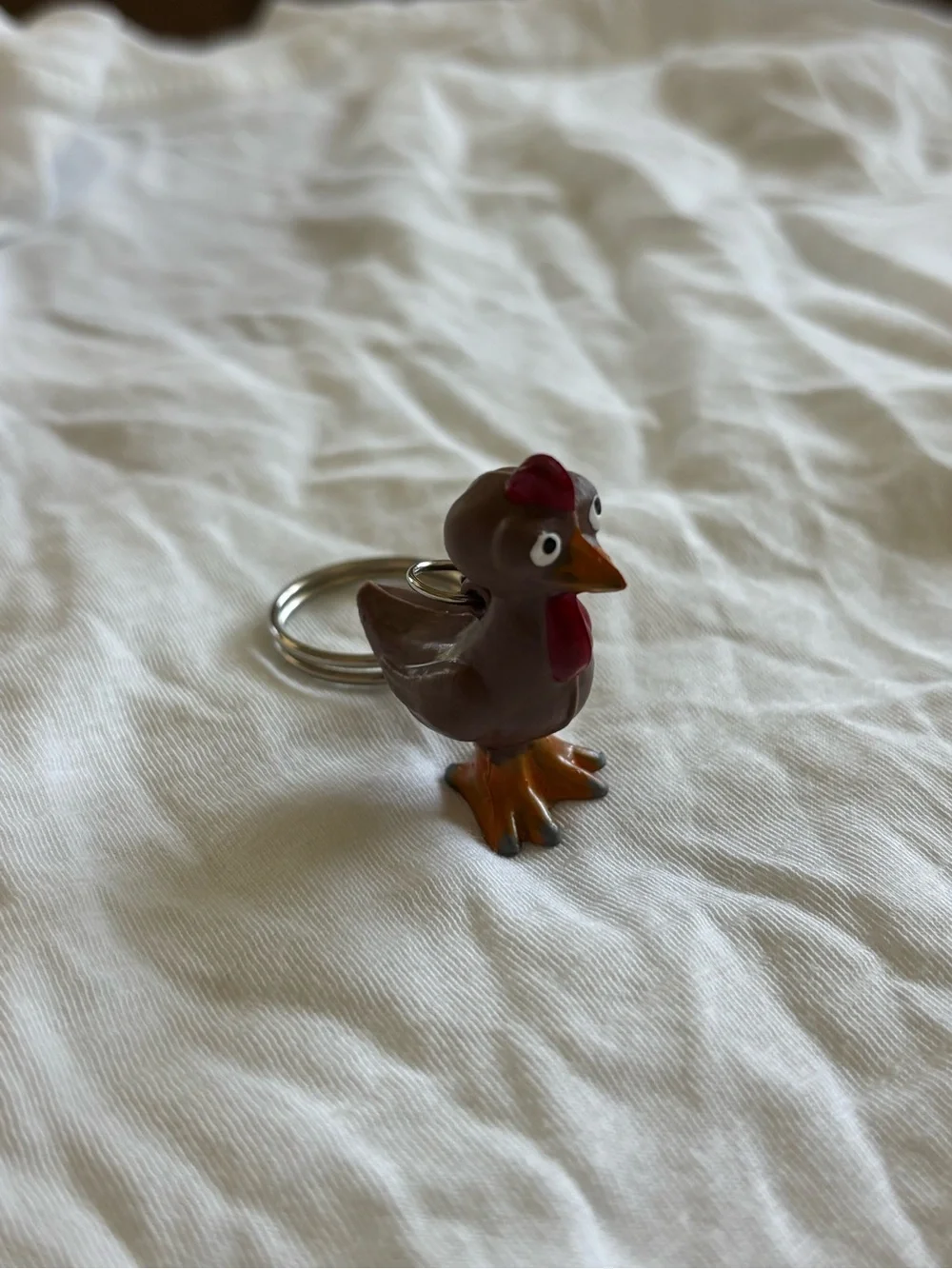 Brown Chicken Keychain - Unbranded